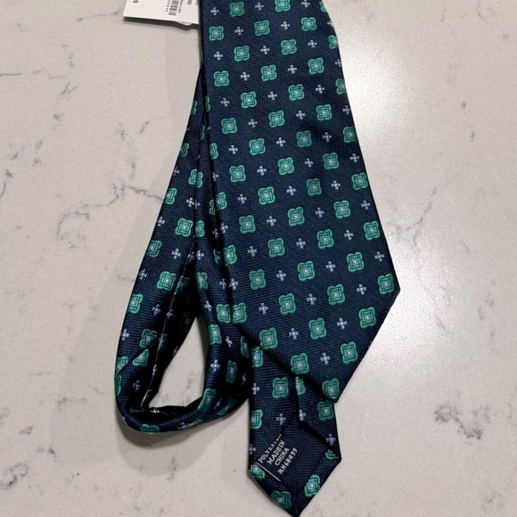 Club Room Men's Classic Geo Neat Tie Green OS, men’s tie - Picture 4 of 5